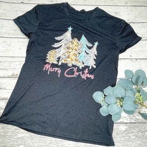 Christmas Trees Short Sleeve Graphic Tee
